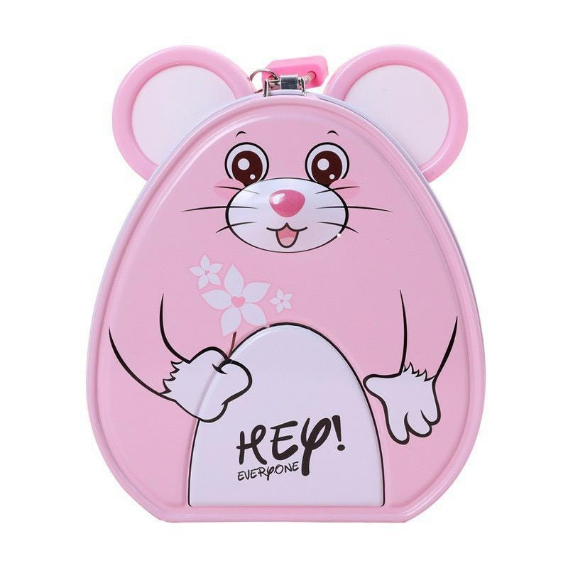 PVN17853 Két Sắt Cho Bé Đựng Tiền Mini Hình Chuột T2