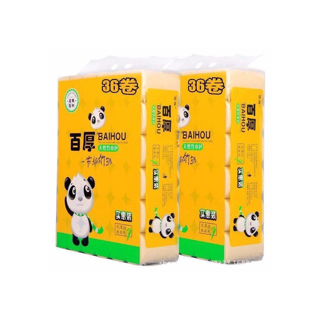 Bịch 36 cuộn giấy vệ sinh gấu trúc đa năng