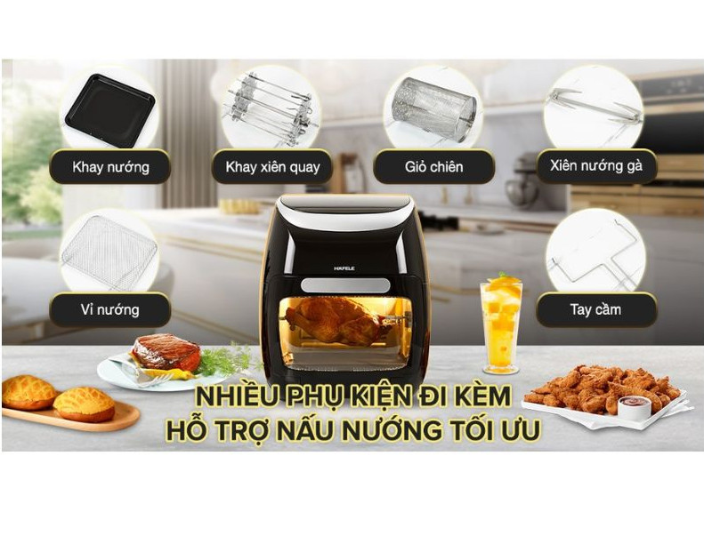 [ Hàng Chính Hãng ] Nồi chiên không dầu 11 lít Hafele HS-AF1102B (535.43.715) - BH 12 tháng