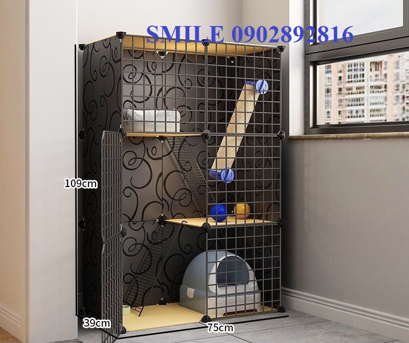 Bàn Và Cây Cào Móng Gắn Chuồng Lắp Ghép,Chuồn Thú Cưng Dành Cho Mèo Tiện Lợi