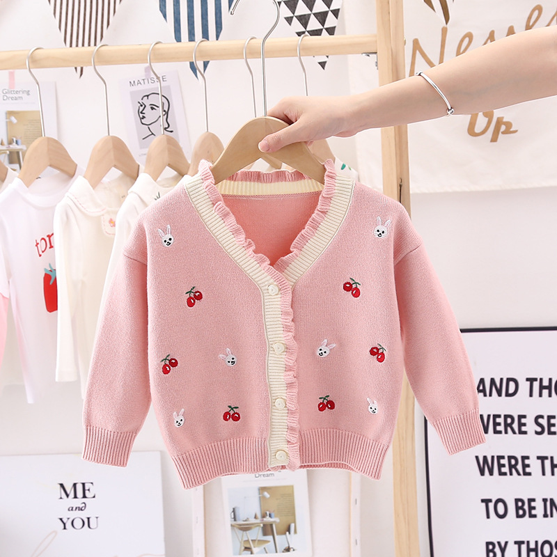 Áo khoác len cardigan bé gái cao cấp, chất len dày dặn mềm mịn, giữ ấm tốt, dáng thời trang | MA22