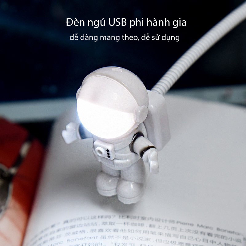 Đèn ngủ LED phi hành gia và UFO , kết nối cổng USB có thể điều chỉnh linh hoạt cho Laptop,Máy tính bàn,sạc dự phòng