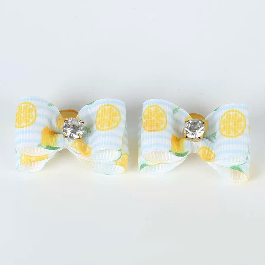 NƠ KẸP TÓC SANG TRỌNG NHIỀU MÀU DỄ THƯƠNG MÃ 17 XINH XẮN CHO THÚ CƯNG CHÓ MÈO