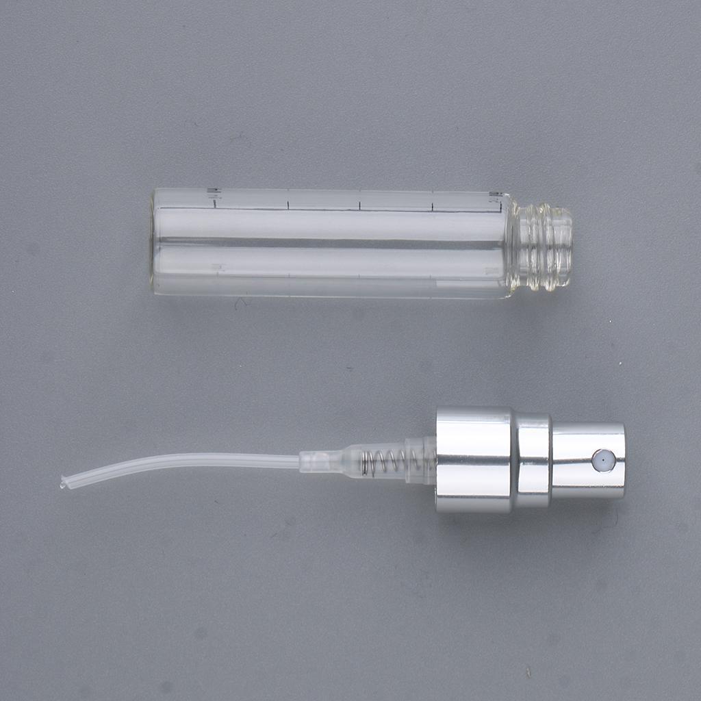 10x Empty 5mL Mini Glass Refillable Fragrance Bottles Perfume Scent Vials