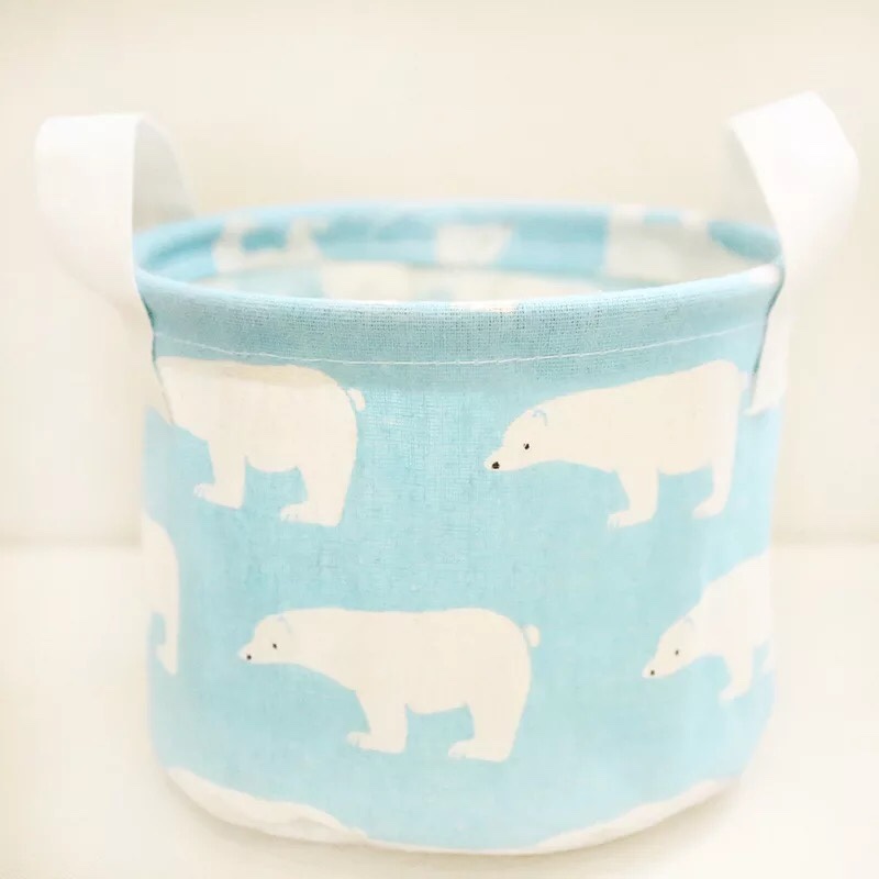 Giỏ Vải, Túi Vải, Sọt Vải Để Đồ 14cm x 18cm