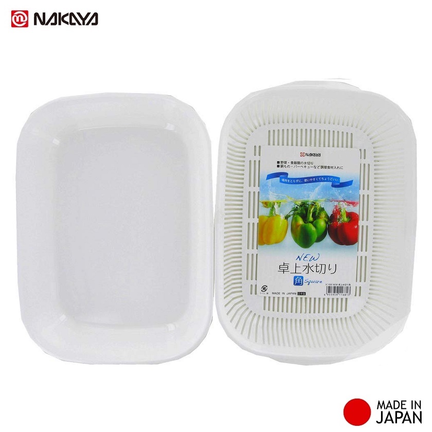 Bộ khay đựng rau củ 2 lớp Nakaya - Nội địa Nhật Bản