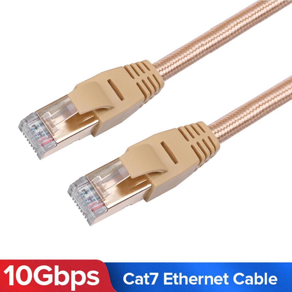 Cat7 Ethernet Cable Lan Network RJ45 Patch Cable Cord Laptop 10Gbps