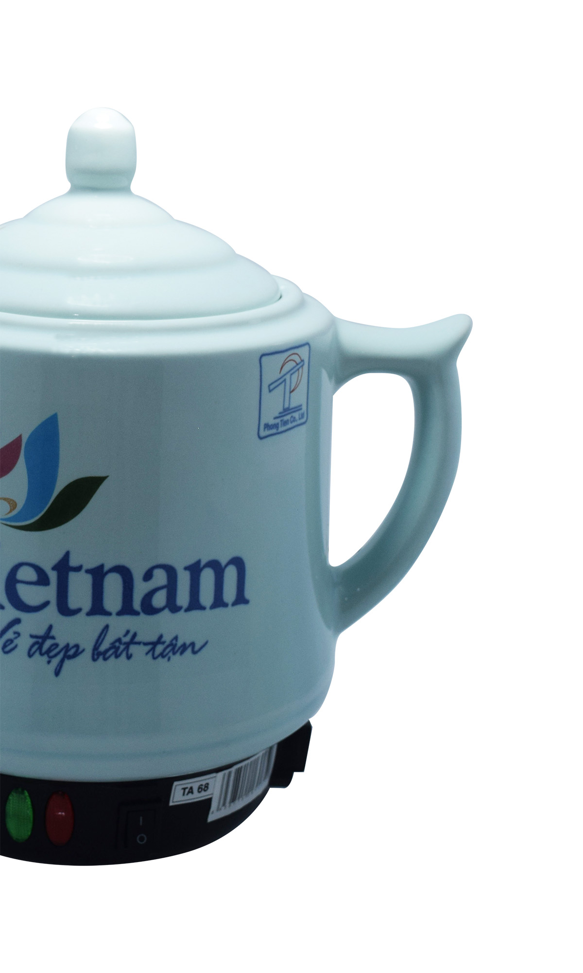 Ấm sắc thuốc Trường An TA68 Ngọc - Hàng chính hãng - Gốm sứ cao cấp - Điện gia dụng - Siêu thuốc - Siêu điện - Ấm sắc thuốc bằng điện - Dụng cụ nấu thuốc -Hàng Việt Nam chất lượng cao