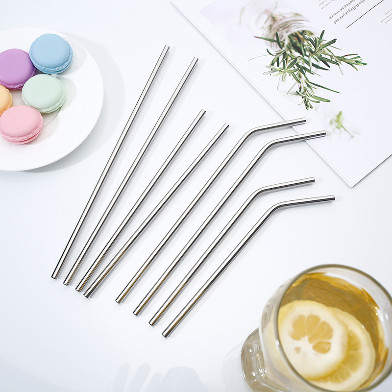 Ống Hút Kim Loại Không Gỉ Tái Sử Dụng Thân Thiện Với Môi Trường Stainless Steel Straws