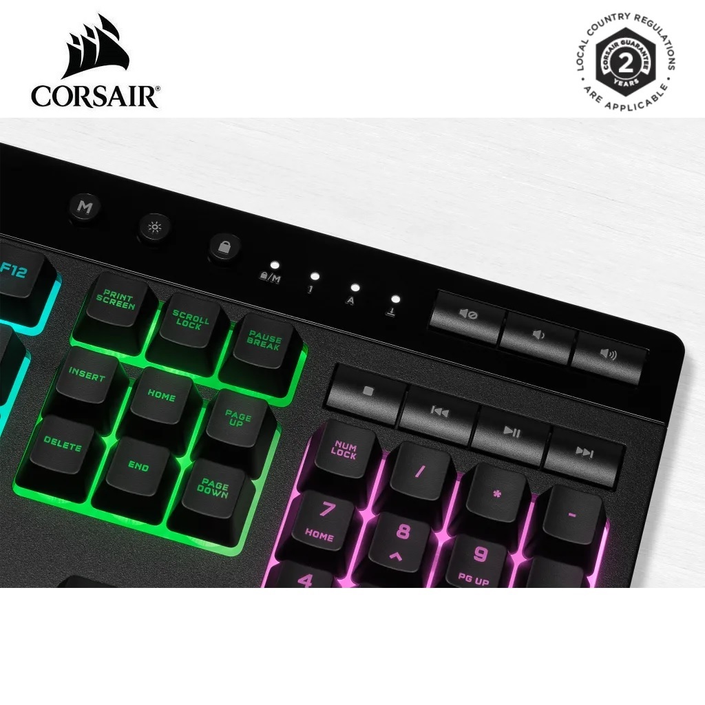 Bàn phím có dây Corsair K55 Pro Lite RGB - Hàng chính hãng