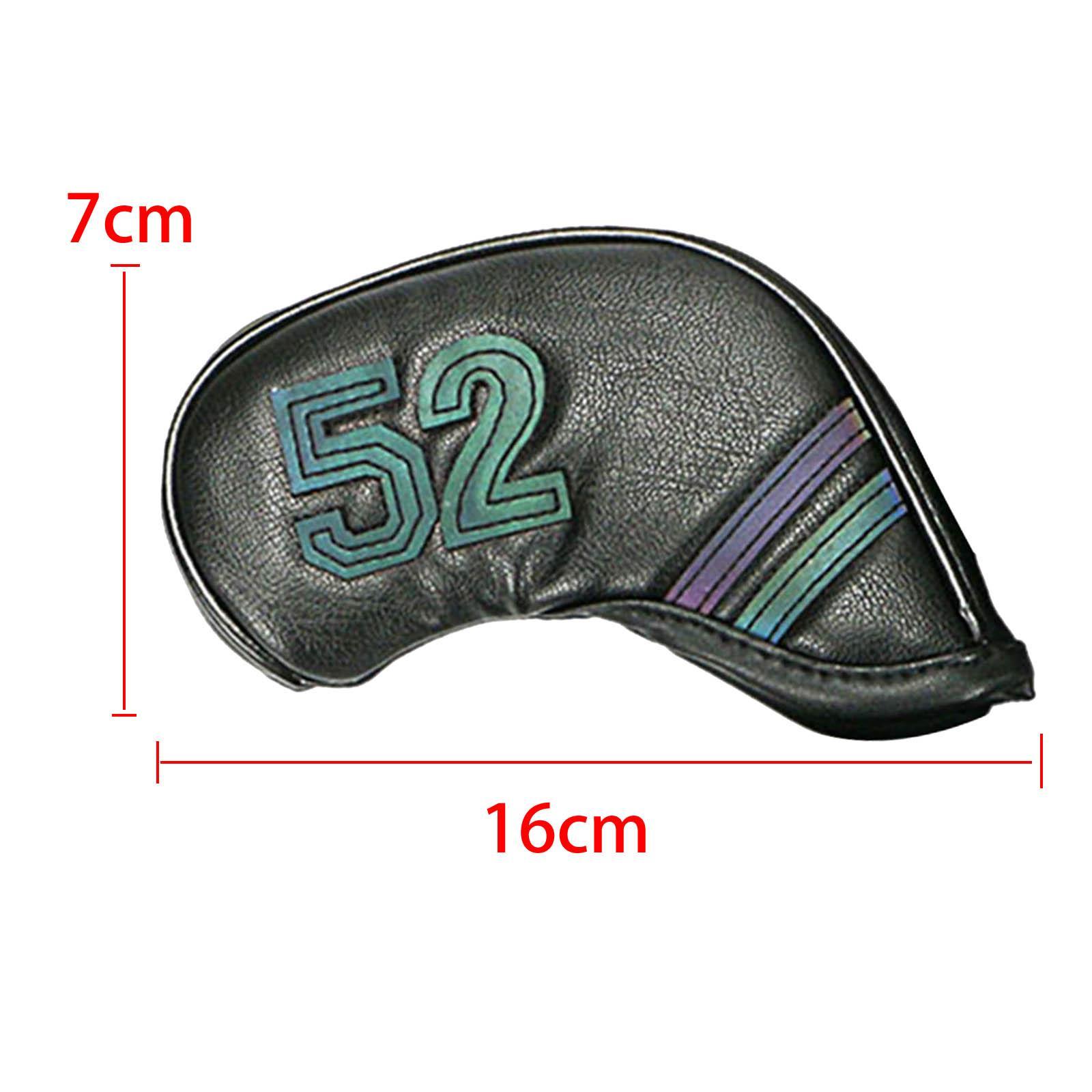 6x Golf Club Headcover Iron Head Covers, Protective Wedges Protection Guard for Men