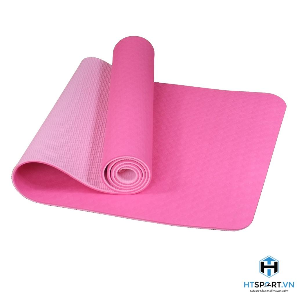 Thảm Tập YoGa, Thảm Tập Thể Dục Yoga Gym Tại Nhà TPE 2 Lớp Cao Cấp