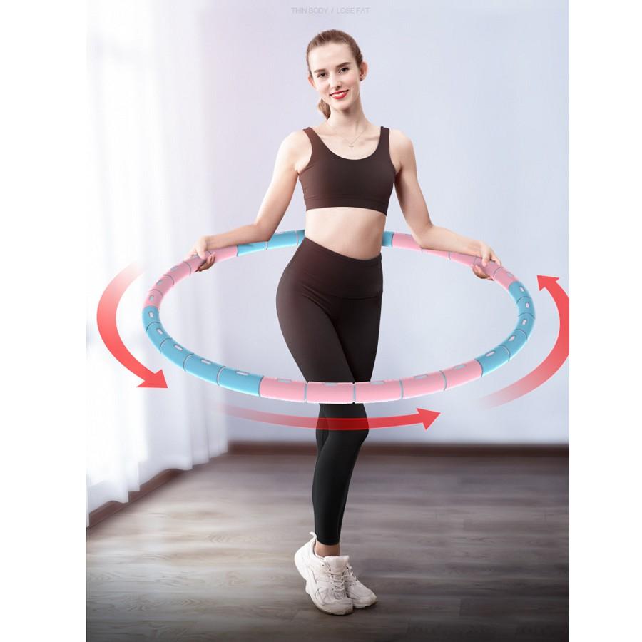 Vòng lắc eo Hula hoop, vòng lắc eo giảm mỡ bụng hiệu quả