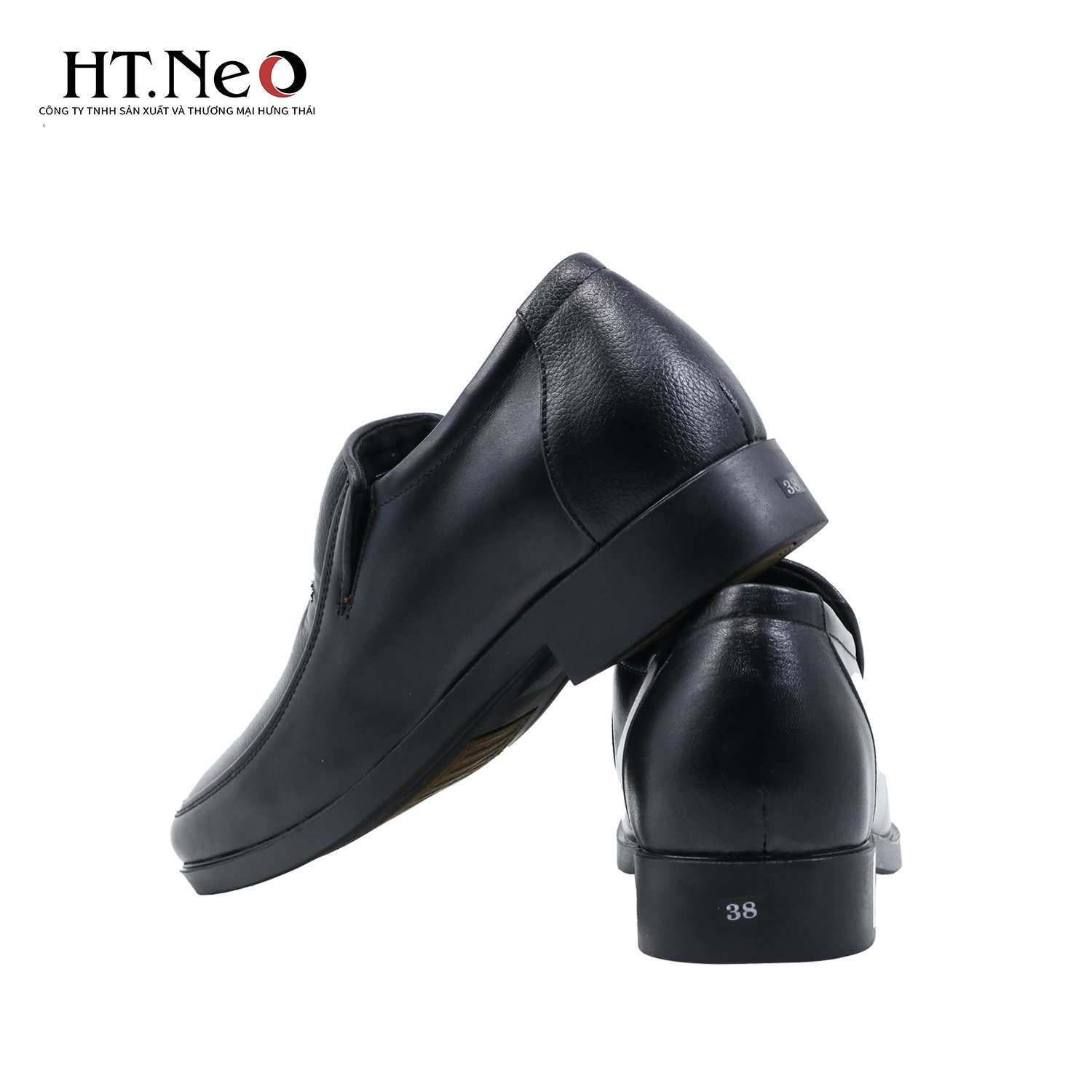 HT NEO Giày da nam, giày tây nam tăng chiều cao 6cm Chất Liệu Da Bò Cao Cấp 100% hàng xuất khẩu ( DD20)