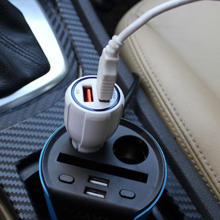 Tẩu Sạc Ô Tô 2 Cổng USB-QC3