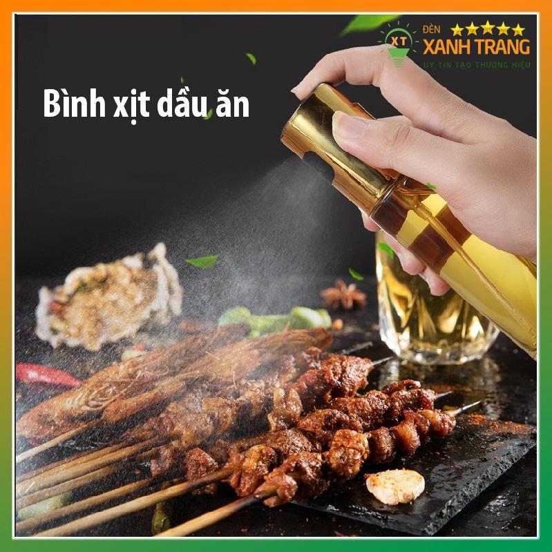 Bình xịt dầu ăn phun xương cao cấp thân thuỷ tinh dung tích 100ml