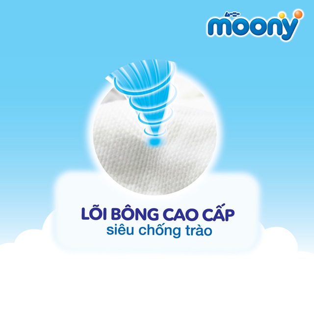 Combo 3 Gói Miếng Lót Sơ Sinh Moony Gói Cực Đại Newborn
