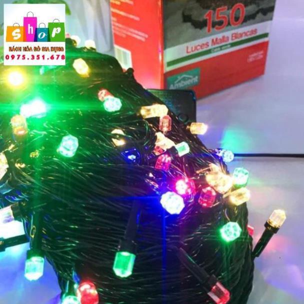 DÂY ĐÈN NHÁY LED Trang Trí 50 Mét, Đèn LED KIM CƯƠNG CUỐN CÂY CAO CẤP