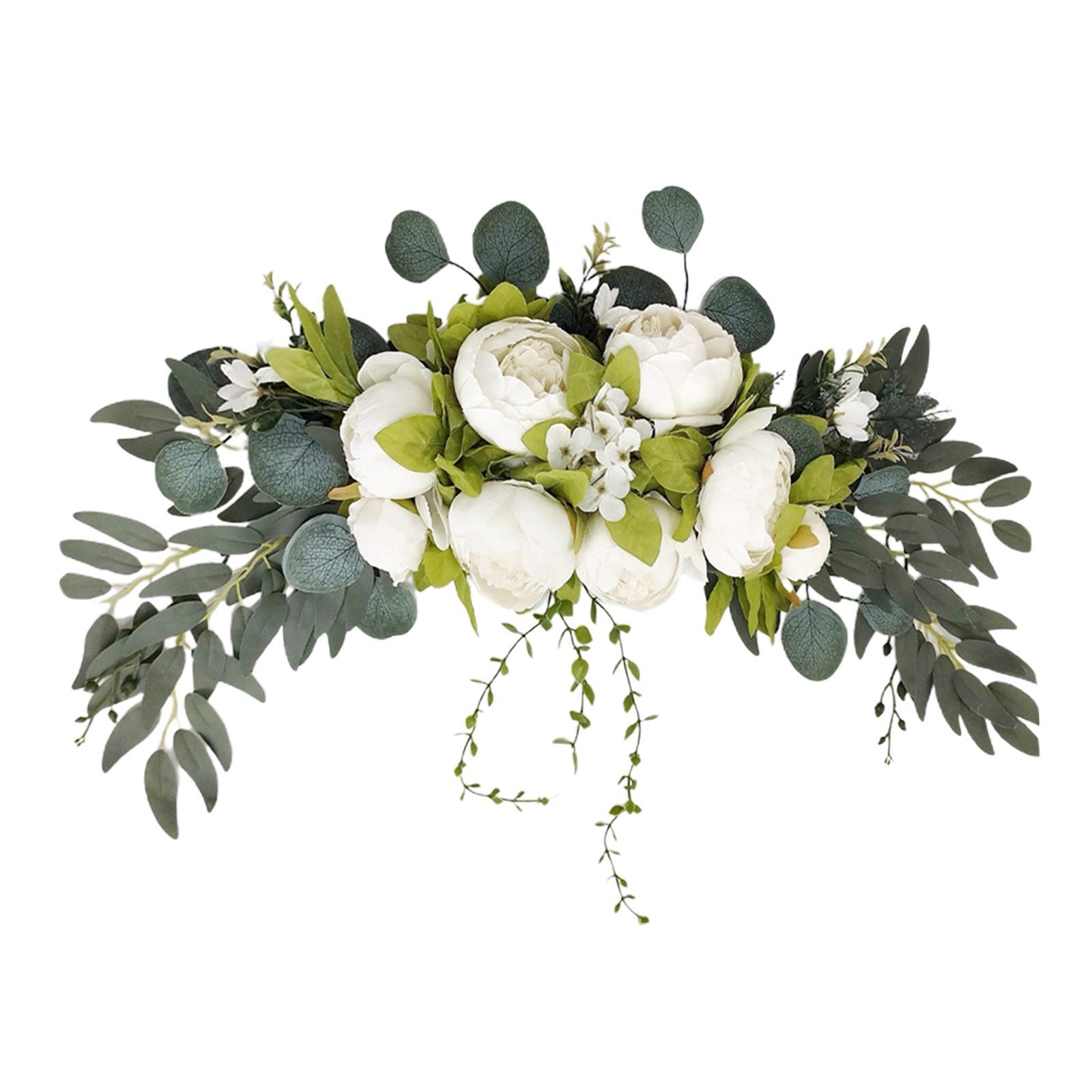 Wedding Arch Flowers Backdrop Arch Decorative for Wedding Party Welcome Sign