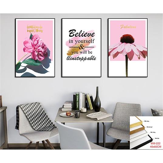 TRANH BỘ 3 TREO TƯỜNG CỠ ĐẠI  - PHONG CÁCH BẮC ÂU- GIÁ RẺ - MELYHOME- TB31009FGC9