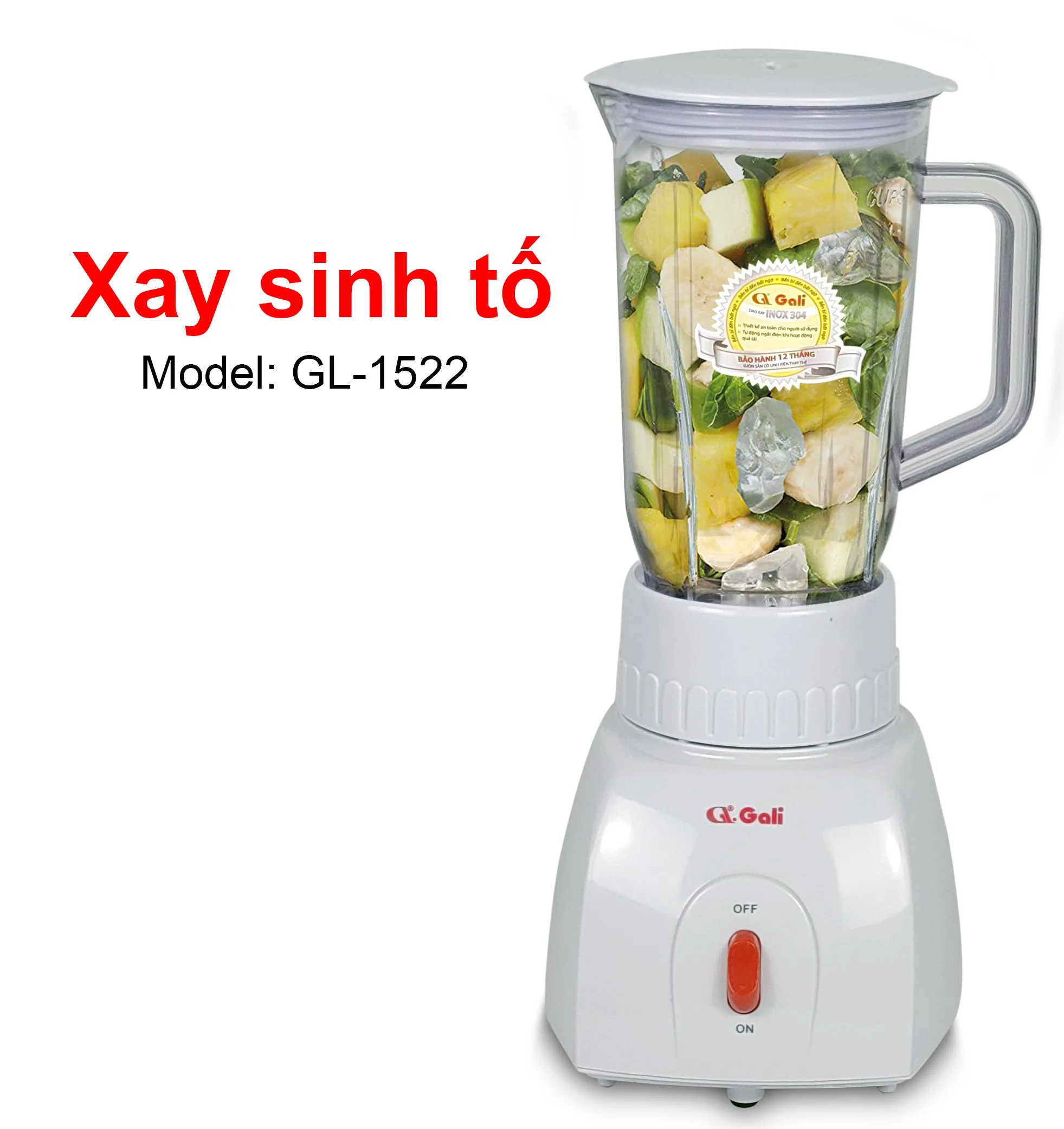 Máy xay sinh tố Gali GL-1522 Hàng chính hãng Mới 100%