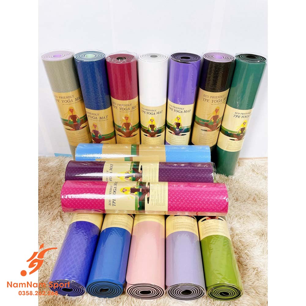 Thảm tập Yoga đa năng Eva 1 lớp 6mm cao cấp