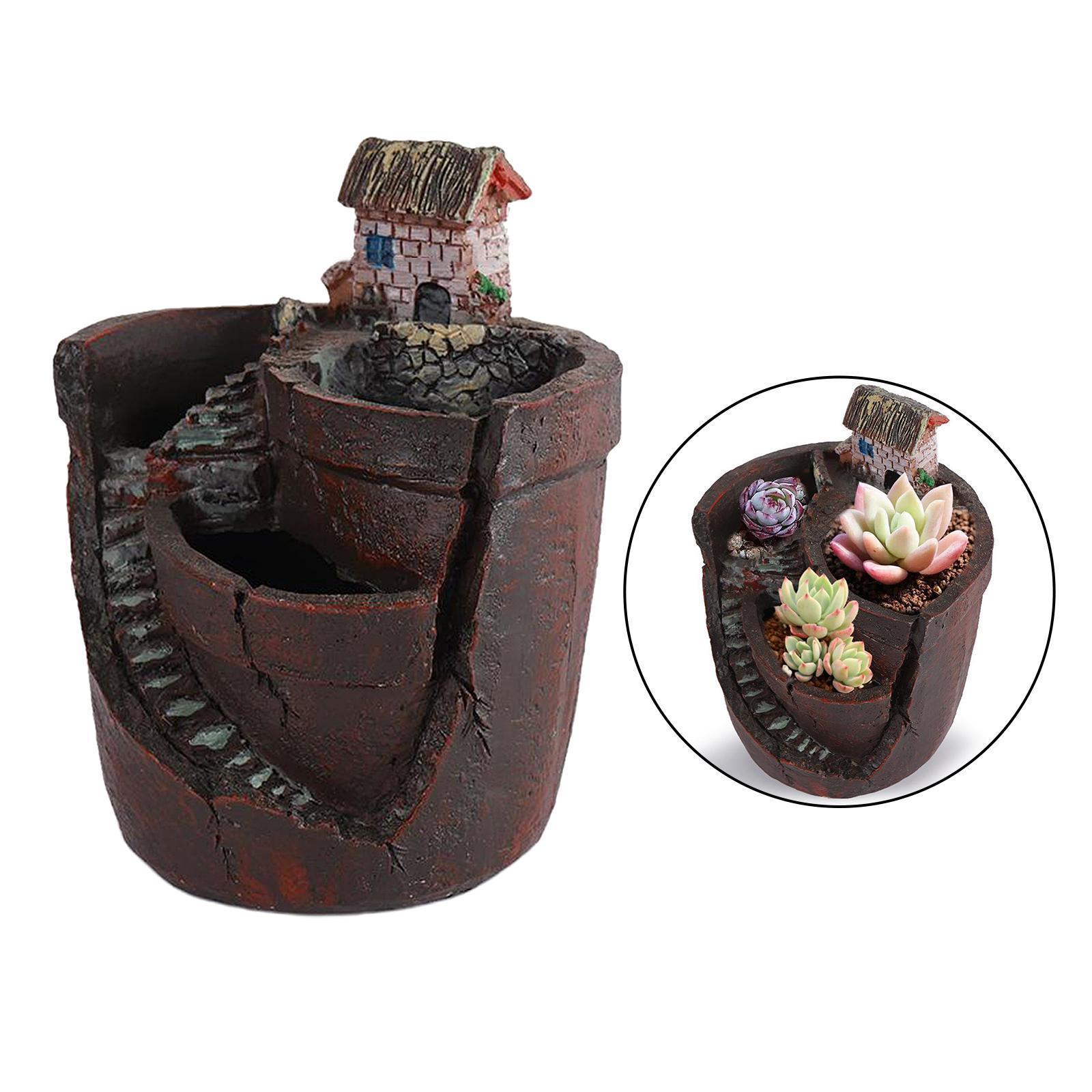 Succulent Pot Flower Flowerpot Potted Holder Garden Decoration