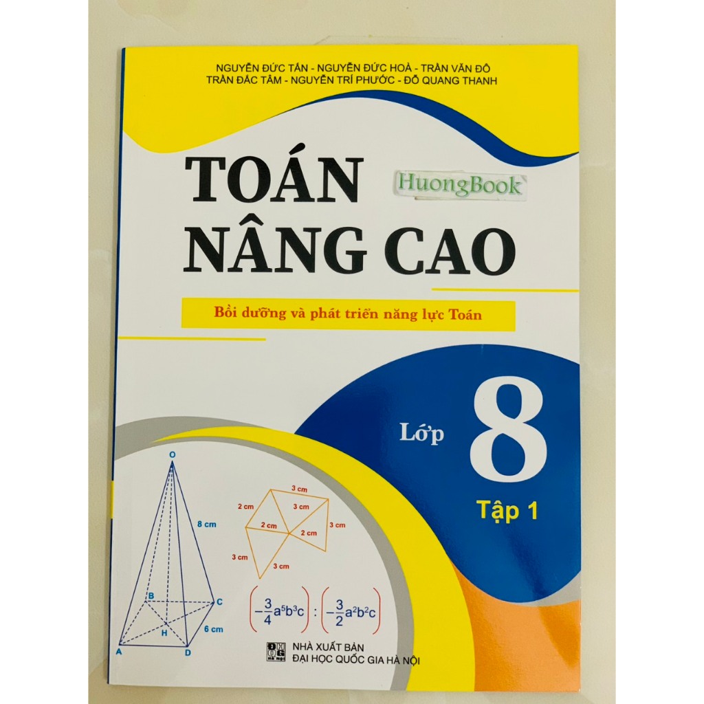 Sách - Combo Toán Nâng Cao Bồi Dưỡng Và Phát Triển Năng Lực Lớp 8 - Tập 1 + 2 (BT)