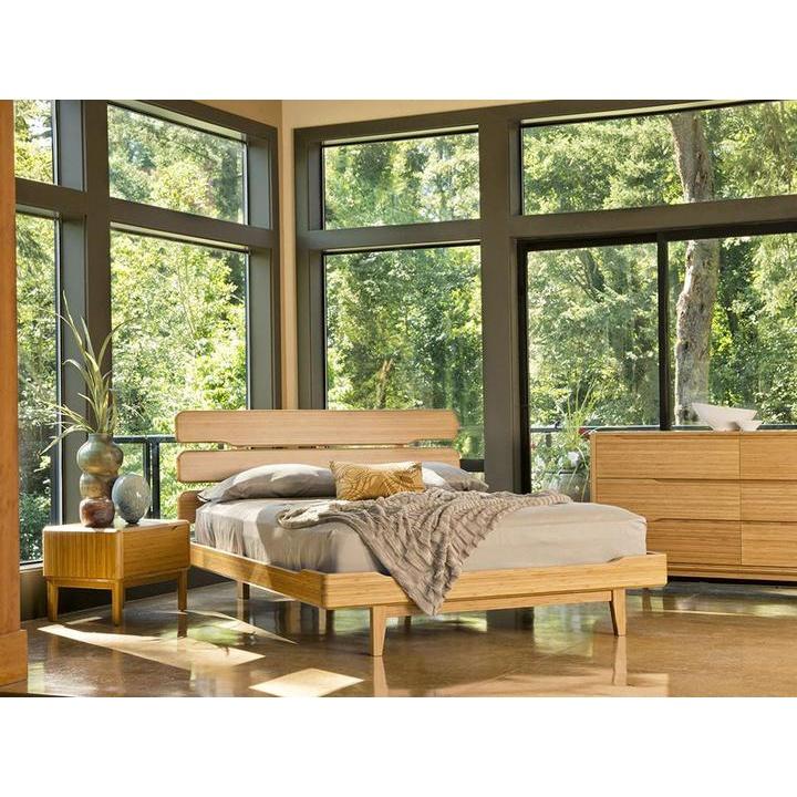 Giường ngủ 1m8 x 2m gỗ sồi thanh lịch GHĐS-08