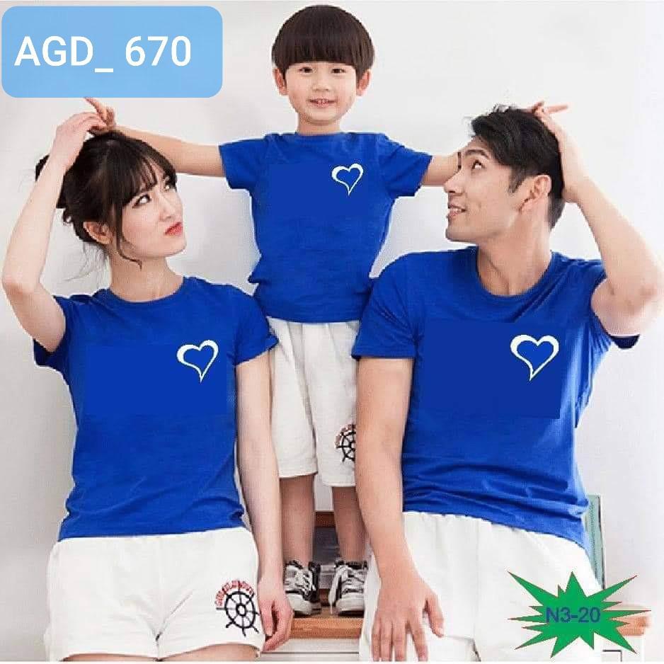 Áo thun thời trang trái tim nhỏ - MÃ AGD670