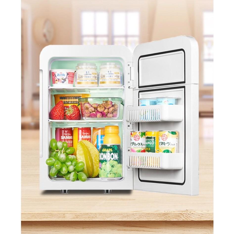 Tủ lạnh 20L LCD điều chỉnh nhiệt độ thiết kế 3 Quạt siêu mạnh COOLBOX (220v/12v)