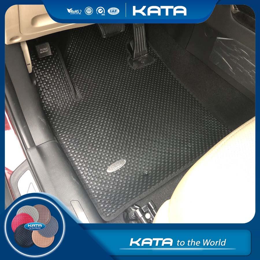 Thảm lót sàn ô tô KATA cho xe Kia Sorento (2016-2020) 7 chỗ ngồi - Khít với sàn xe, Chống thấm, Không mùi, Không ẩm mốc