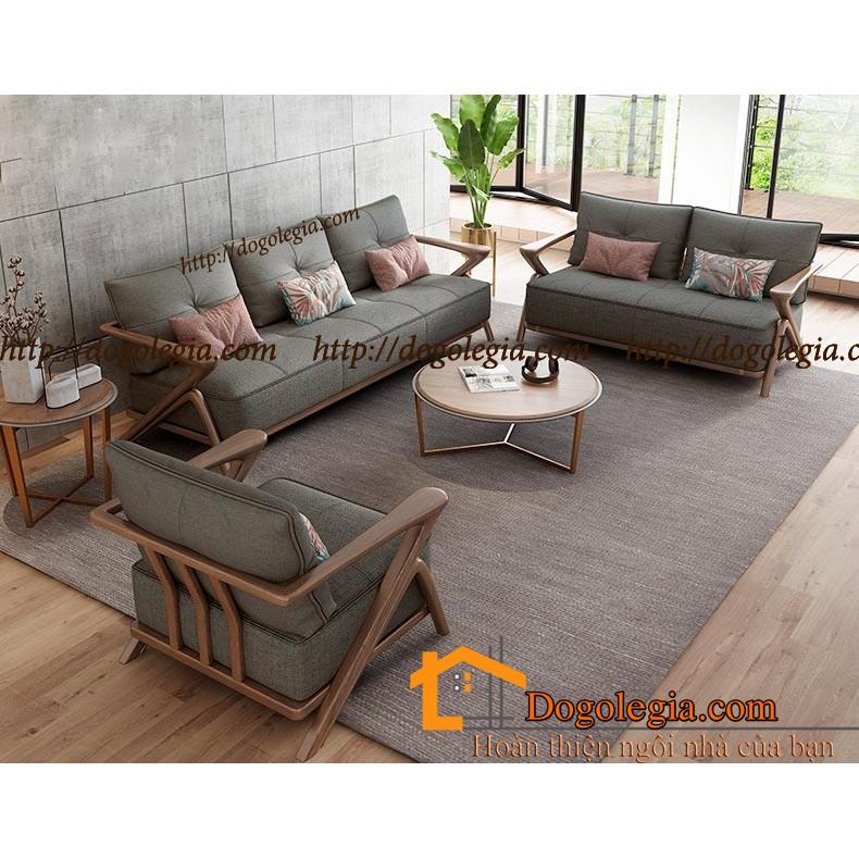 Phòng Khách Thời Thượng Với Sofa Gỗ Lê Gia LG-SG236 Văng