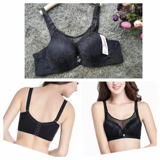 Áo lót mỏng định hình ngực màng che dây lưng to 4 móc gen mỡ lưng cao cấp, áo ngực đệm mỏng màng che gen mỡ