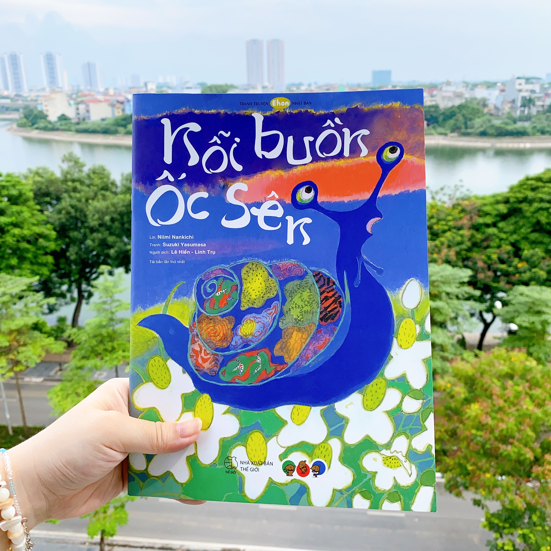 Ehon - Phát triển tư duy - Nỗi buồn ốc sên - cho bé  3-6 tuổi.