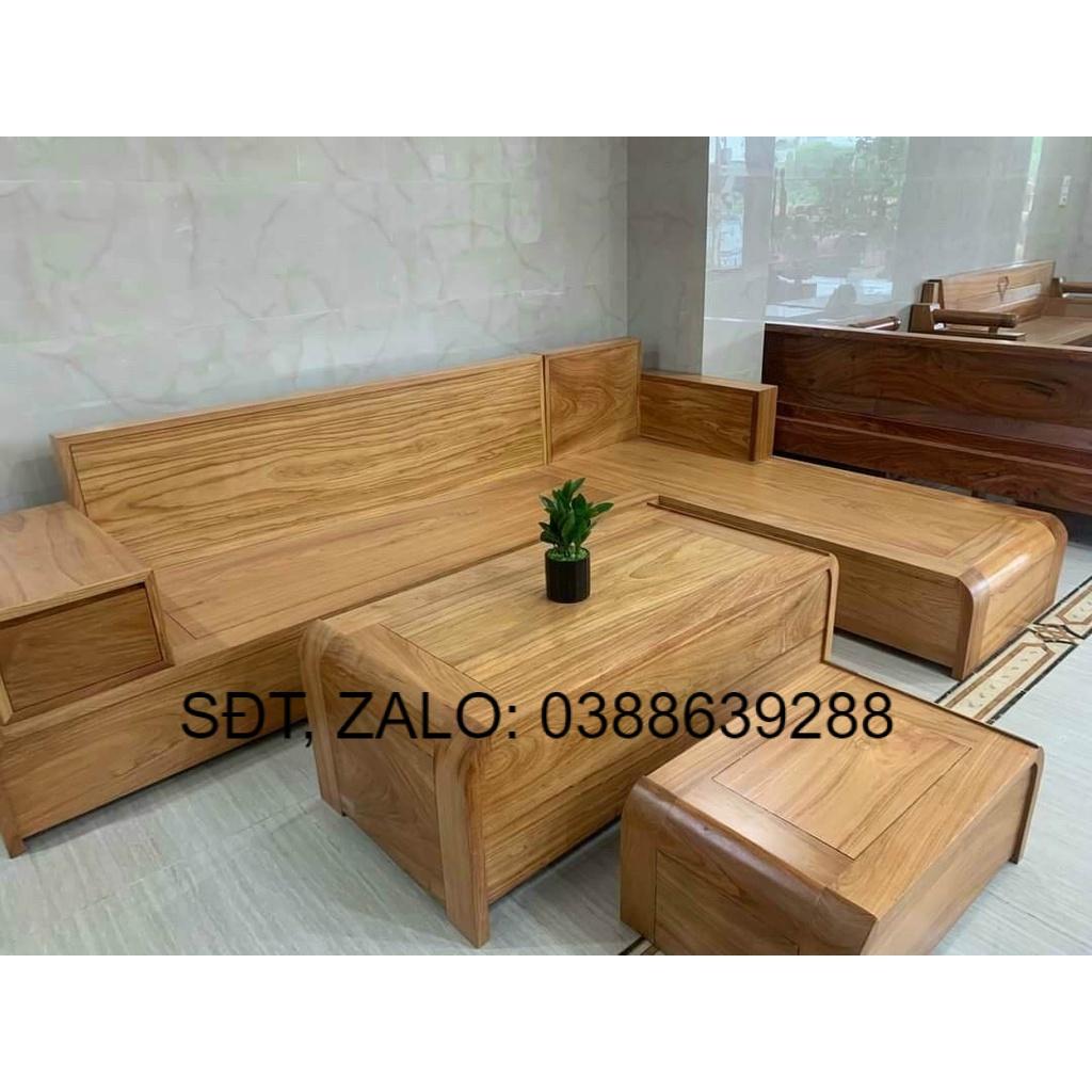Bộ bàn ghế sofa gỗ sồi mỹ giá thật