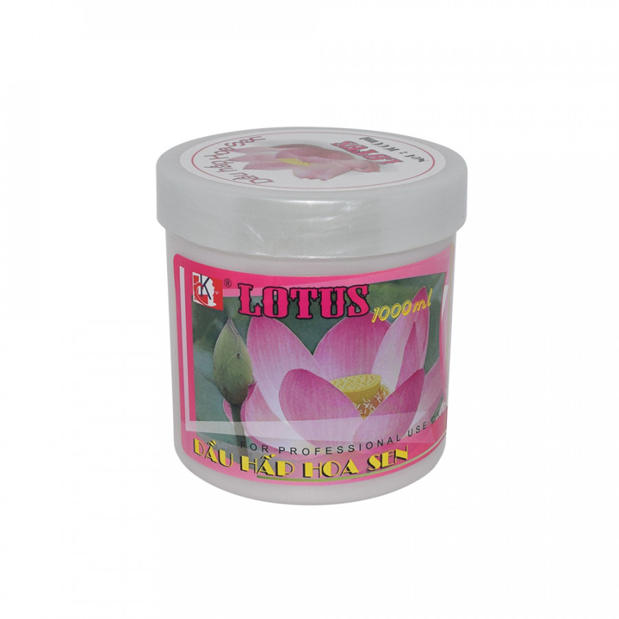 Dầu hấp dưỡng tóc Hoa Sen 500ml - 1000ml  Lotus Repair Hair Treatment  - 1000 ml