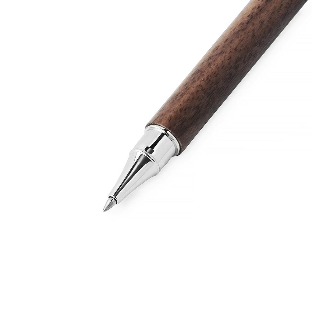 Bút Bi Nắp Bạc Vỏ Gỗ (BB02)