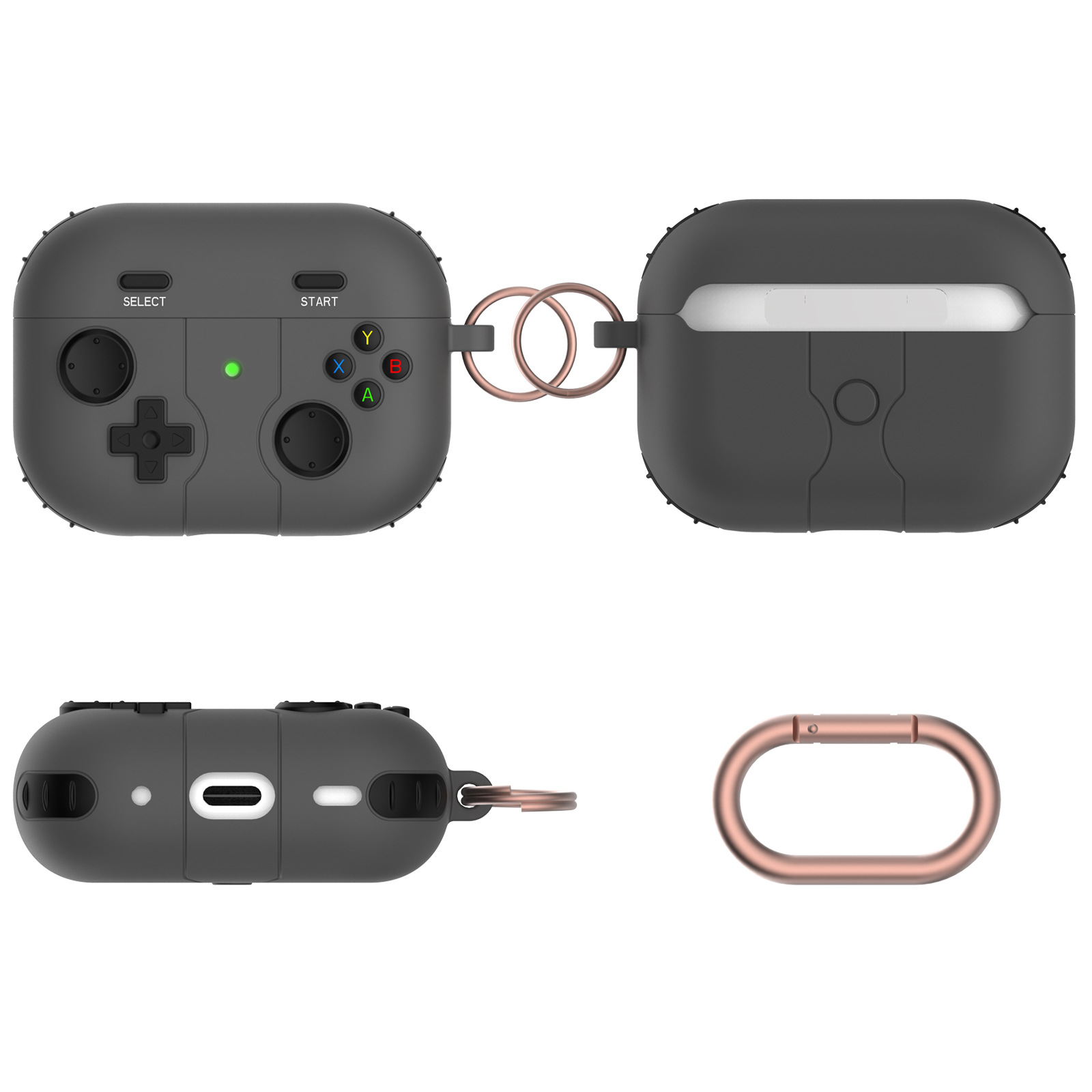 Case Ốp Dành Cho Tai Nghe Airpods Pro 2 Kai.N Game Pad Case Kèm Móc Treo_ Hàng Chính Hãng