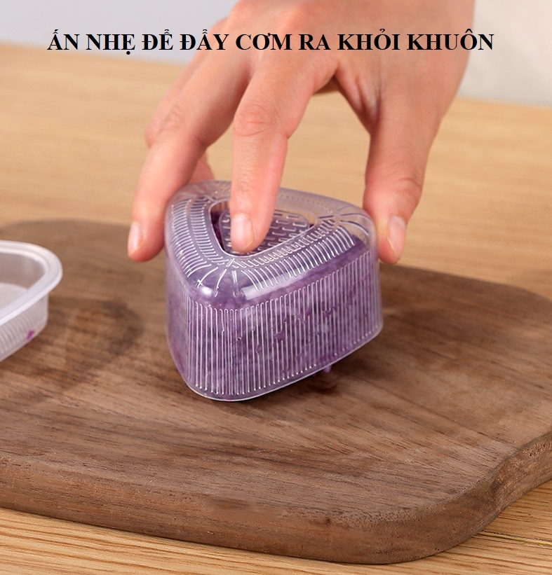 Bộ 7 Khuôn Làm Cơm Nắm Cho Bé Nhiều Hình - Tặng Kèm Vá Múc Cơm