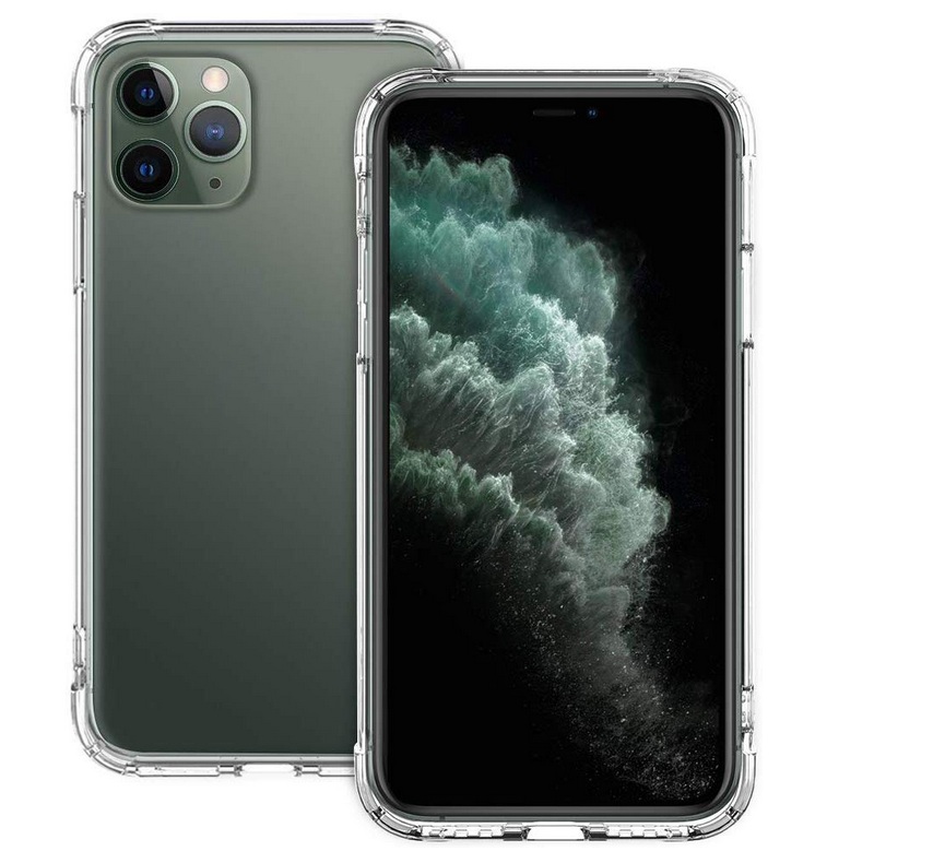 Ốp lưng chống sốc trong suốt cho iPhone 11 Pro Max hiệu Memumi Glitter siêu mỏng 1.5mm độ trong tuyệt đối, chống trầy xước, chống ố vàng, tản nhiệt tốt - hàng nhập khẩu