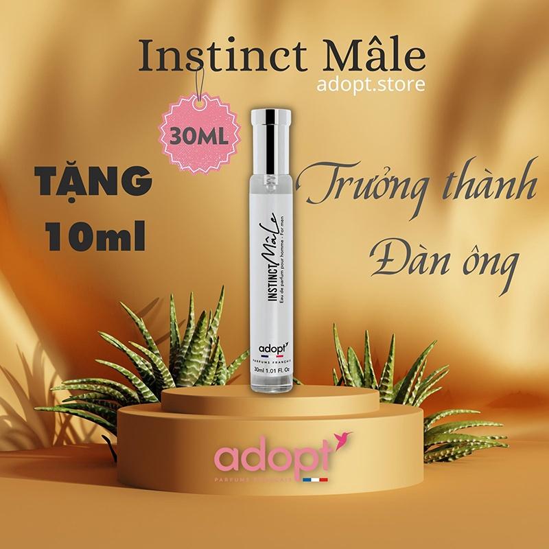 Nước Hoa Nam ADOPT' INSTINCT MÂLE Lãng Tử, Trưởng Thành, Thơm Lâu