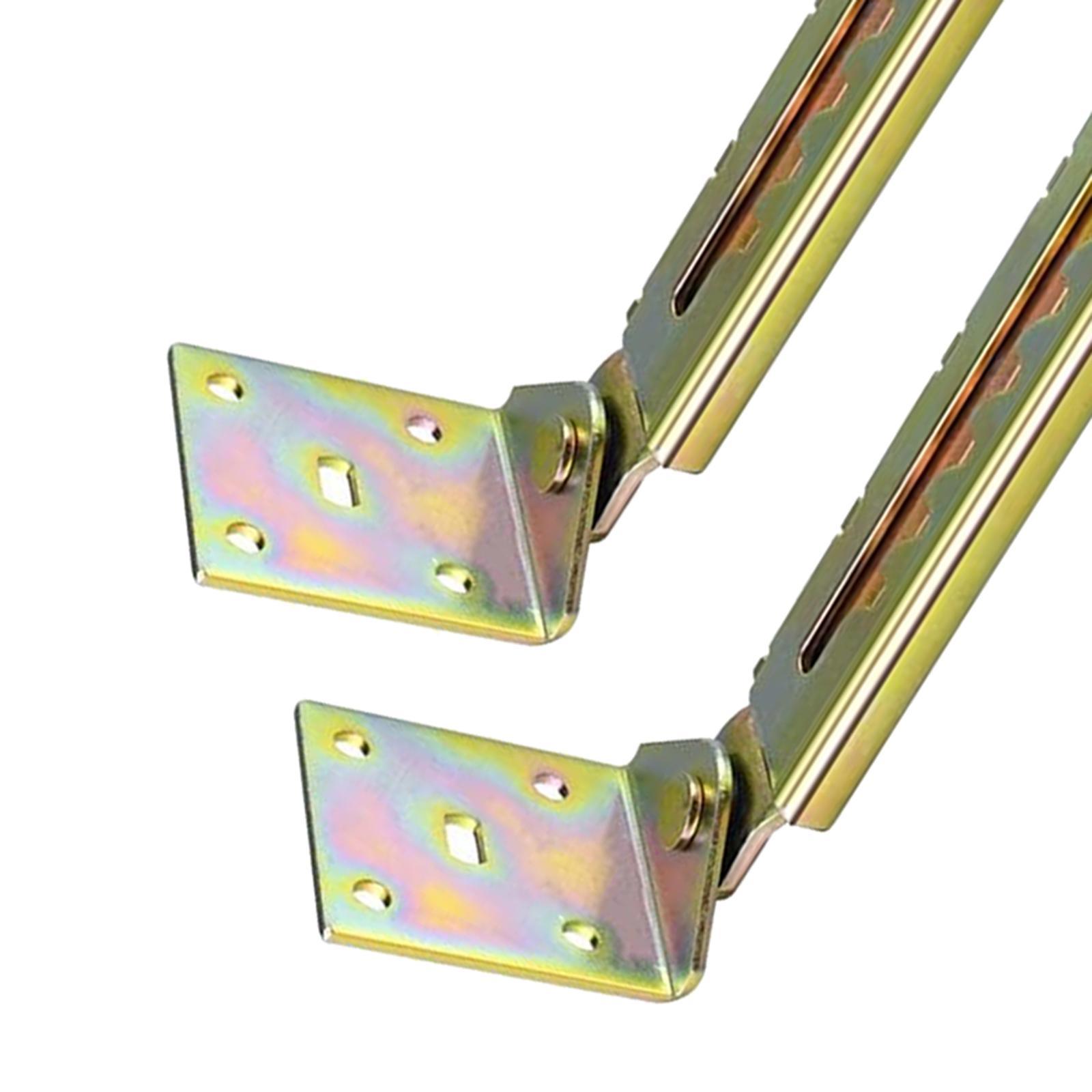 2Pcs Lifting Rod Hinge Hardware 10 Gear Hinge up for Sofa Door Wardrobe