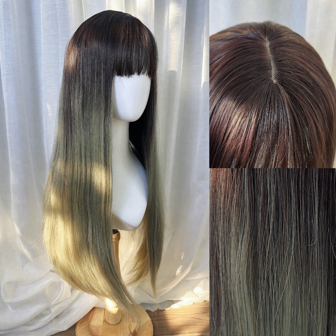 Tóc giả nguyên đầu cosplay ML915