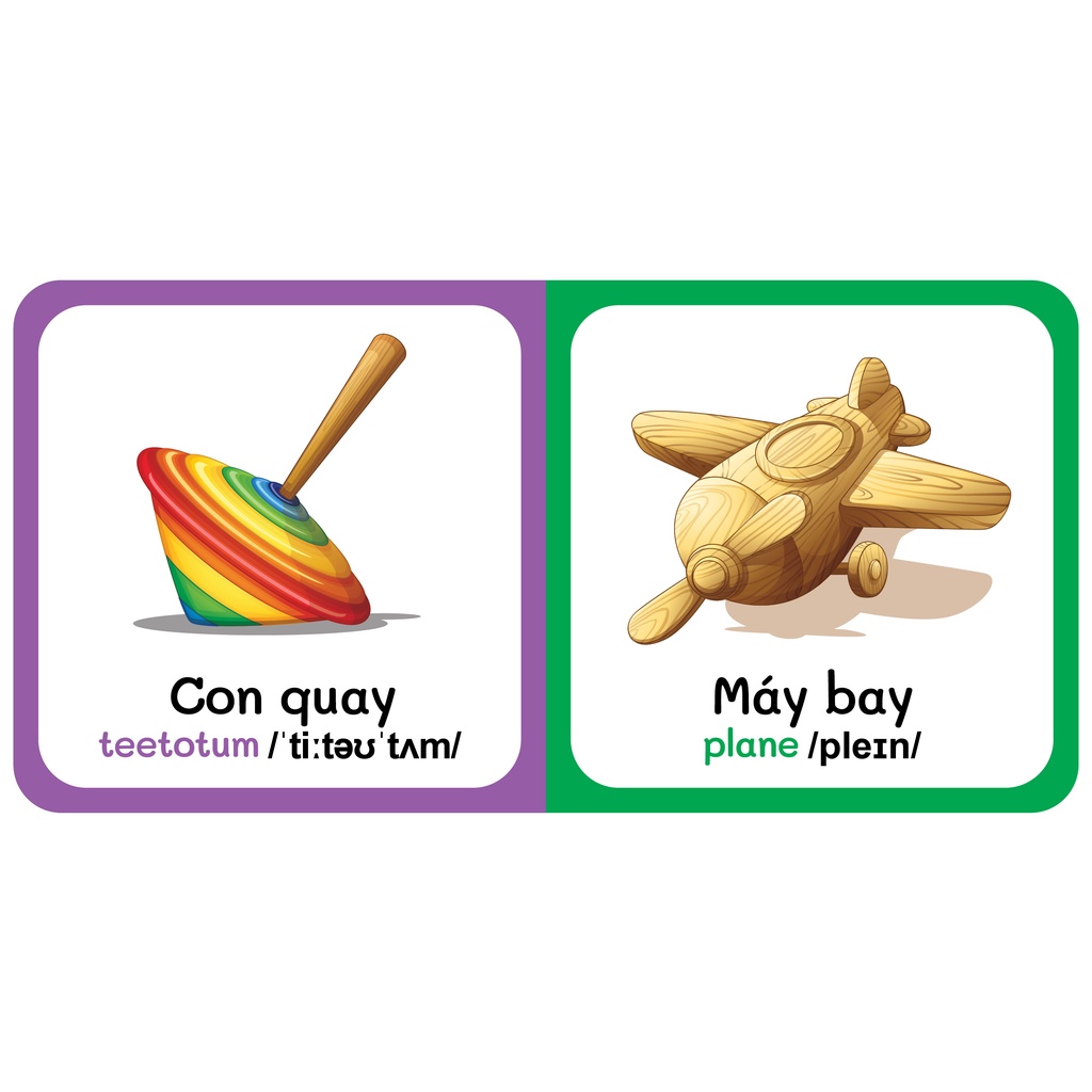 Sách - combo 9 Quyển Từ Điển Bằng Hình Đầu Tiên Của Bé Từ 0-6 tuổi - Song Ngữ Anh- Việt