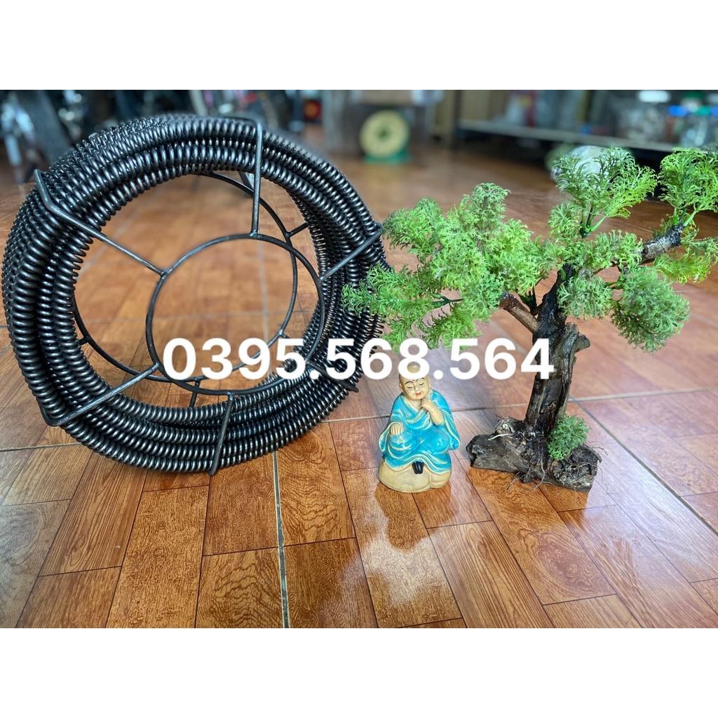 Dây thông cống 3 M + 6 đầu thông + tay quay