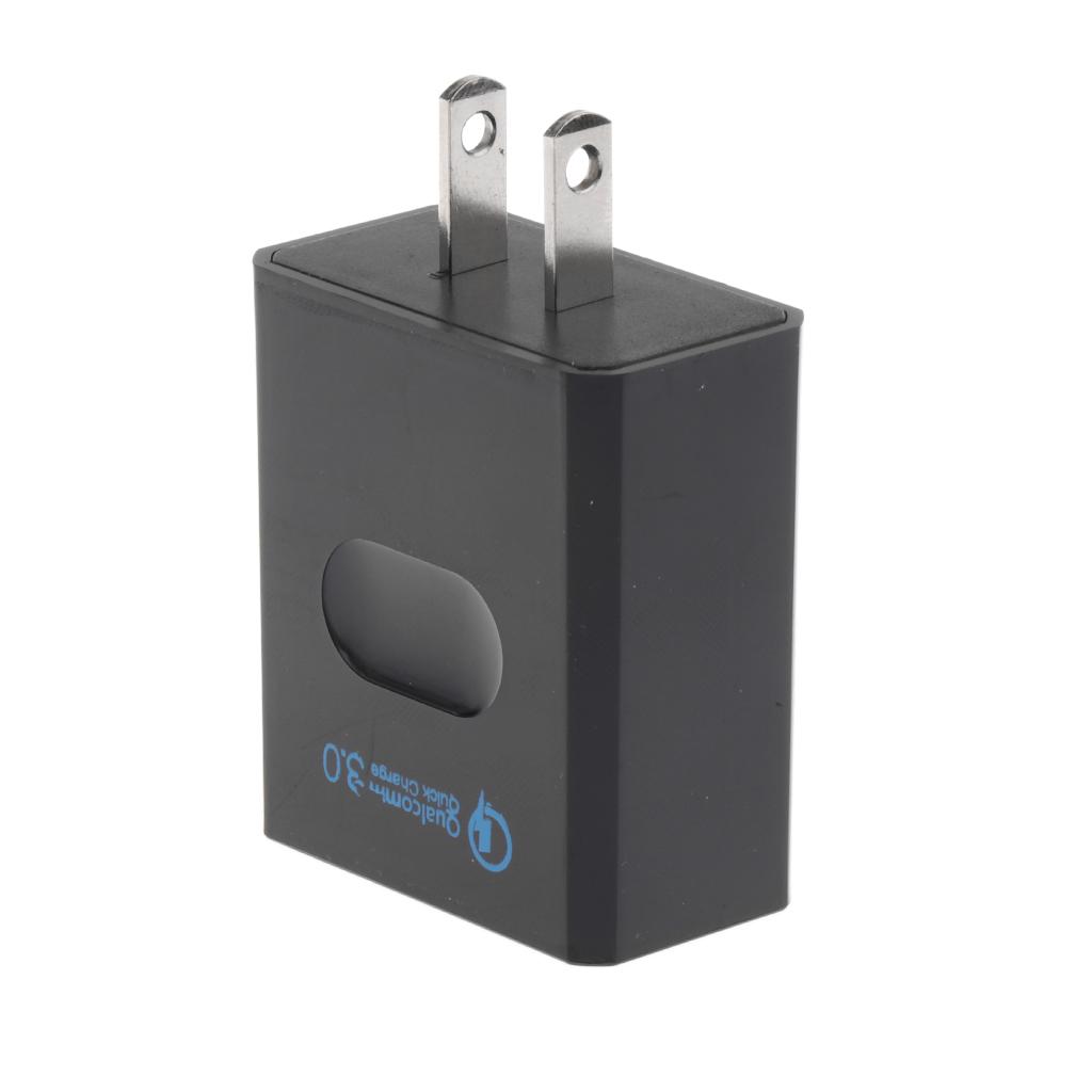 Quick Charge 3.0 Wall Charger 18W USB Power Adapter for Samsung S8 Plus S7 S6 Edge Note 5, Google Nexus 6, Motorola Droid Turbo Sony Xperia Z4 Z3