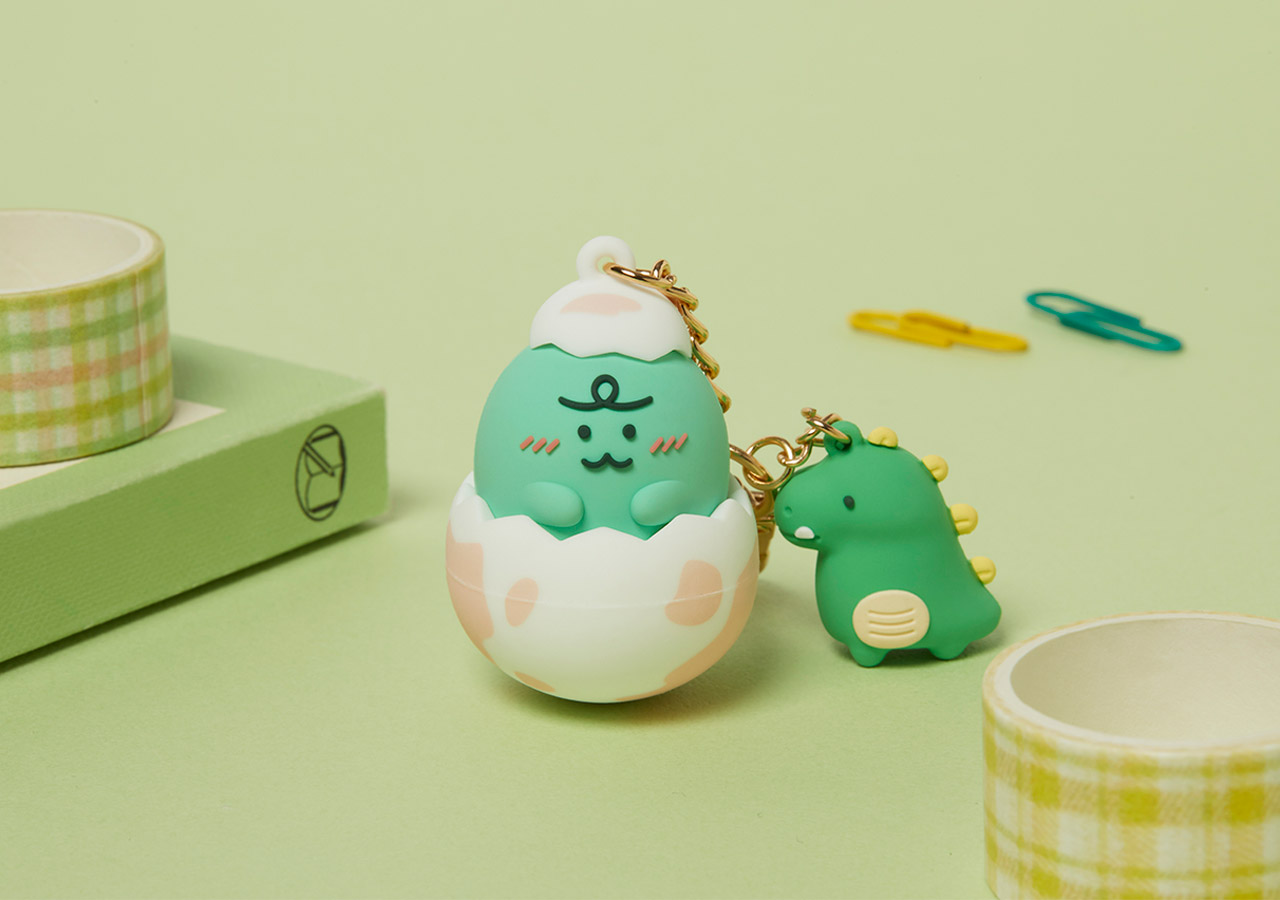 Móc Khóa Mô Hình Trứng Khủng Long Jordy KAKAO FRIENDS Chính Hãng