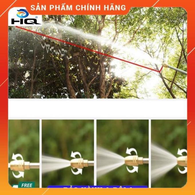 Bộ vòi xịt nước tưới cây đa năng 8 chế độ kèm dây tưới dạng lò xo co dãn 318814 loại 10m