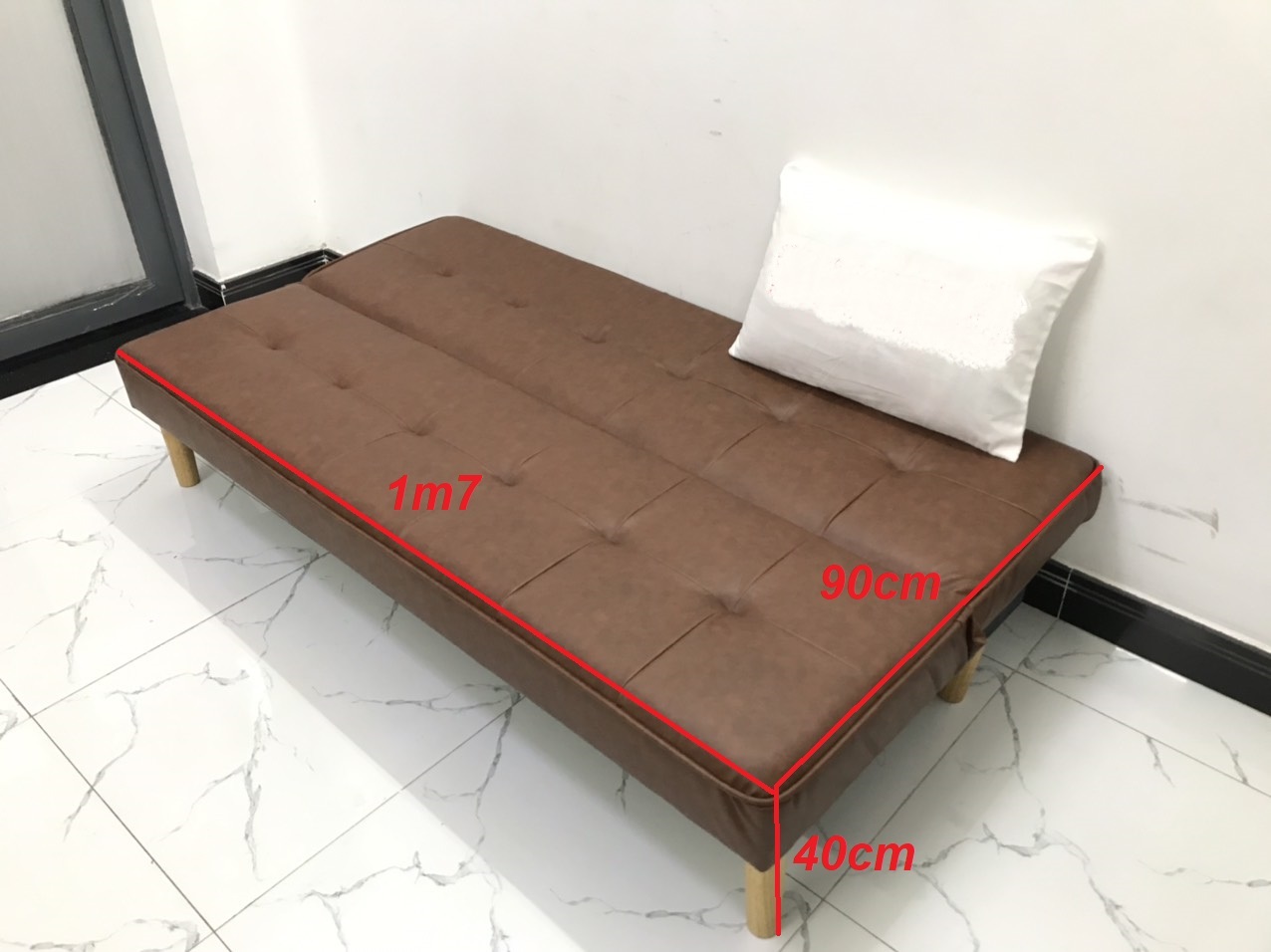 Ghế sofa giường 1m7x90, sofa phòng khách Sivali10